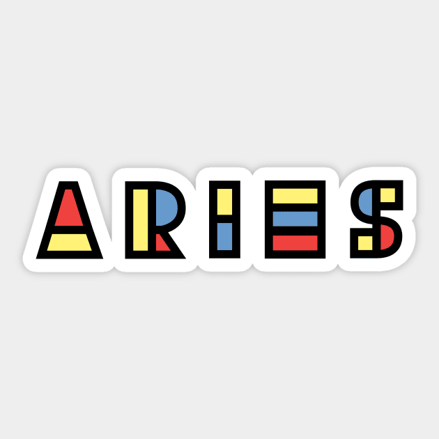 Aries Sticker by gnomeapple